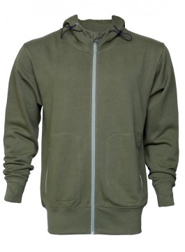Mens Front Zipper Weather Hood