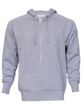 Mens Front Zipper Hood