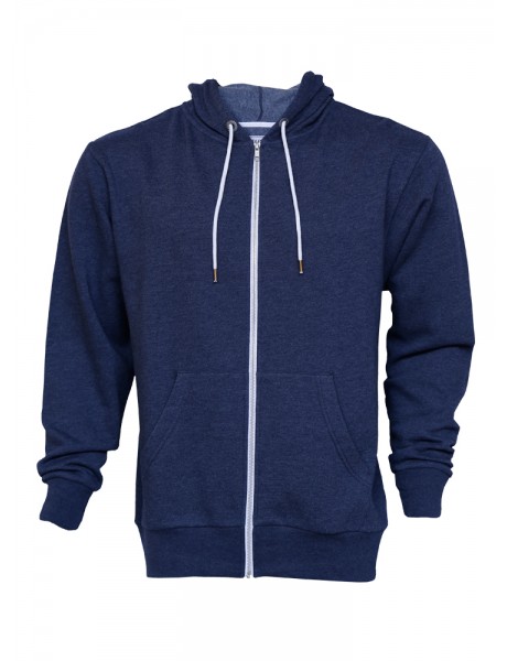 Mens Front Zipper Hood