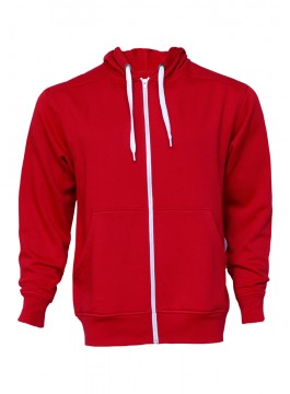 Mens Front Zipper Hood