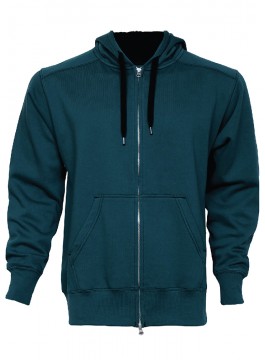 Mens Front Double Slider Zipper Hood