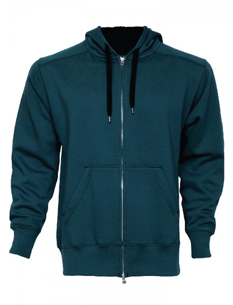 Mens Front Double Slider Zipper Hood