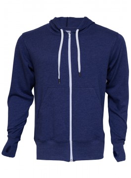 Mens Front Zipper Hood with Kangaroo Pocket