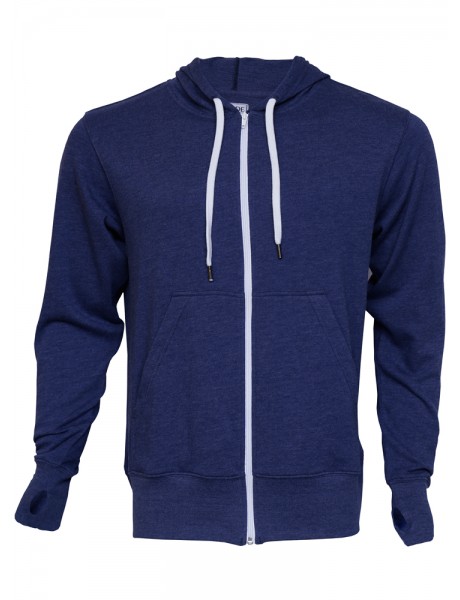 Mens Front Zipper Hood with Kangaroo Pocket
