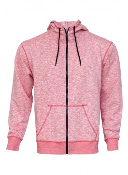 Mens Front Zipper Scuba Hood with Front Kangaroo Pocket