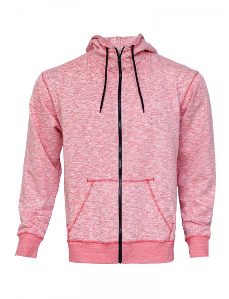 Mens Front Zipper Scuba Hood with Front Kangaroo Pocket