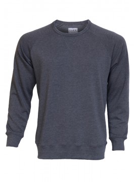 Mens Long Sleeve Raglan Crew Neck