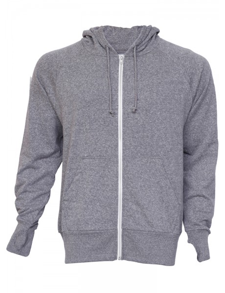 Mens Front Zipper Hood 