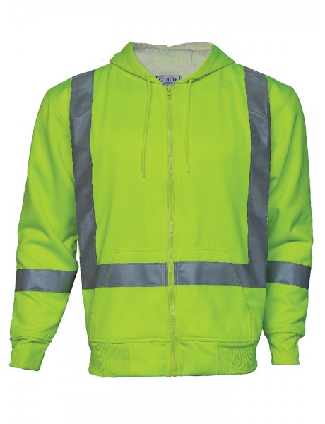 Mens Front Zipper Hood with Thermal Lining, with reflective tape Mens Front Zipper Hood with Thermal Lining, with reflective tape