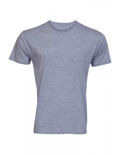 Mens Short Sleeve Crew Tee with Front Pocket Mens Short Sleeve Crew Tee with Front Pocket