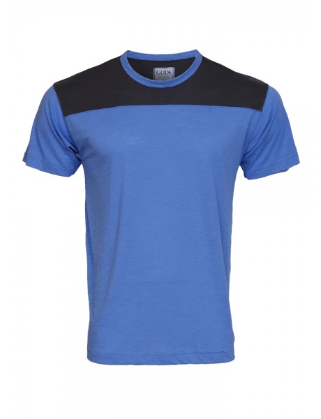 Mens Short Sleeve Crew Neck with Front and Back Yoke Tee