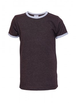 Youth Short Sleeve Ringer Blend Crew Neck Tee